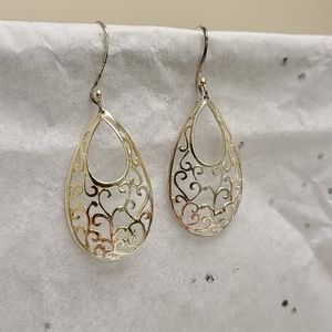 Silver earrings